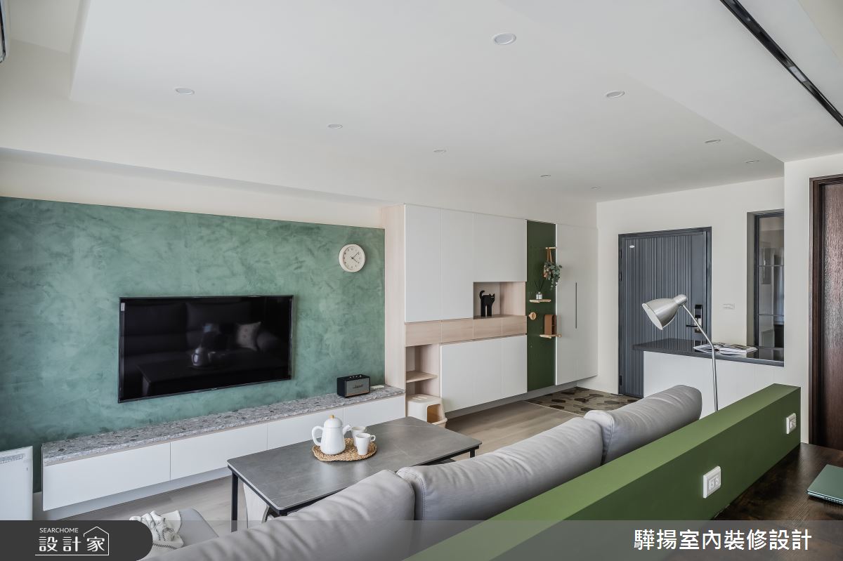 16坪新成屋(5年以下)＿北歐風玄關客廳案例圖片＿驊揚室內裝修設計有限公司＿驊揚_88之15