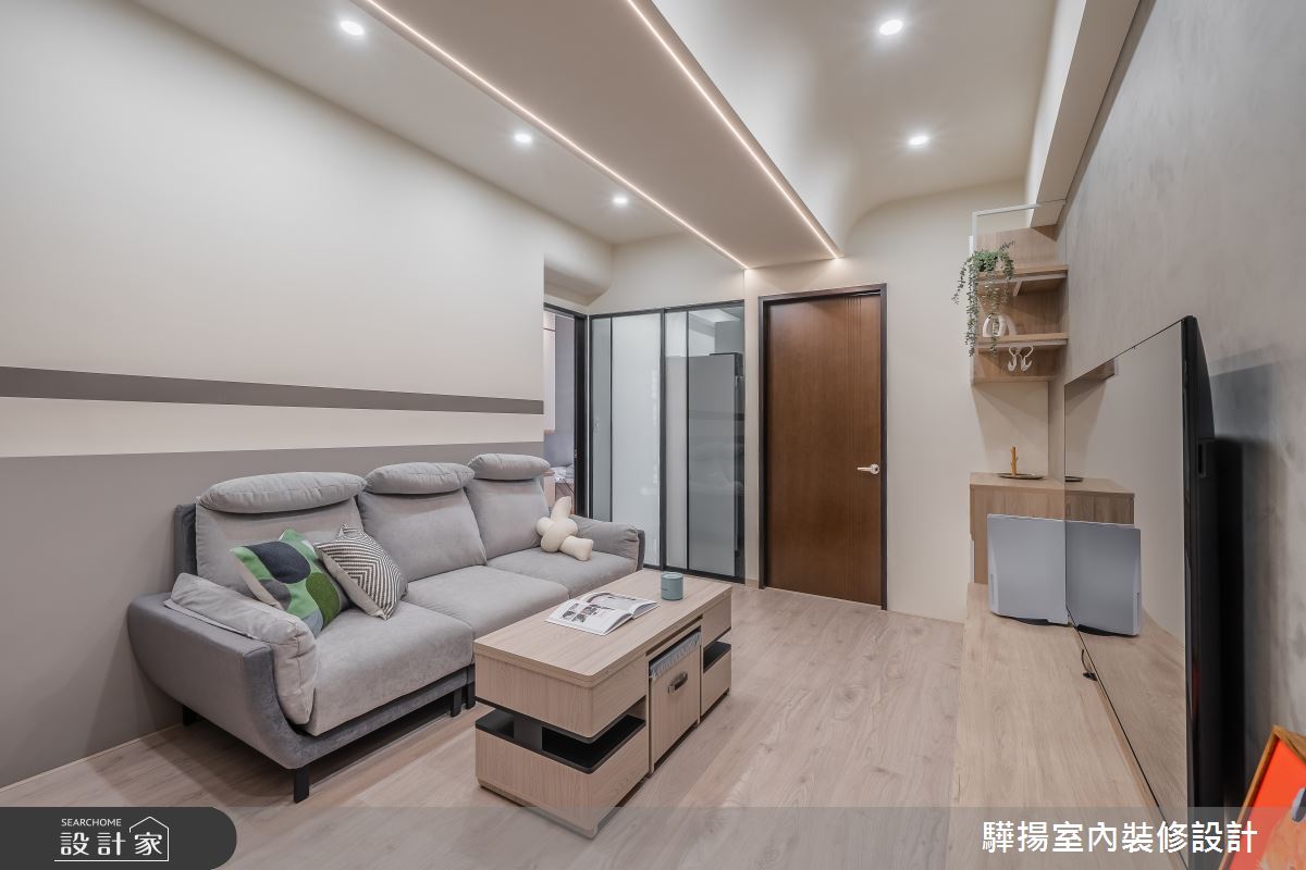 10坪新成屋(5年以下)＿北歐風客廳案例圖片＿驊揚室內裝修設計有限公司＿驊揚_89之1