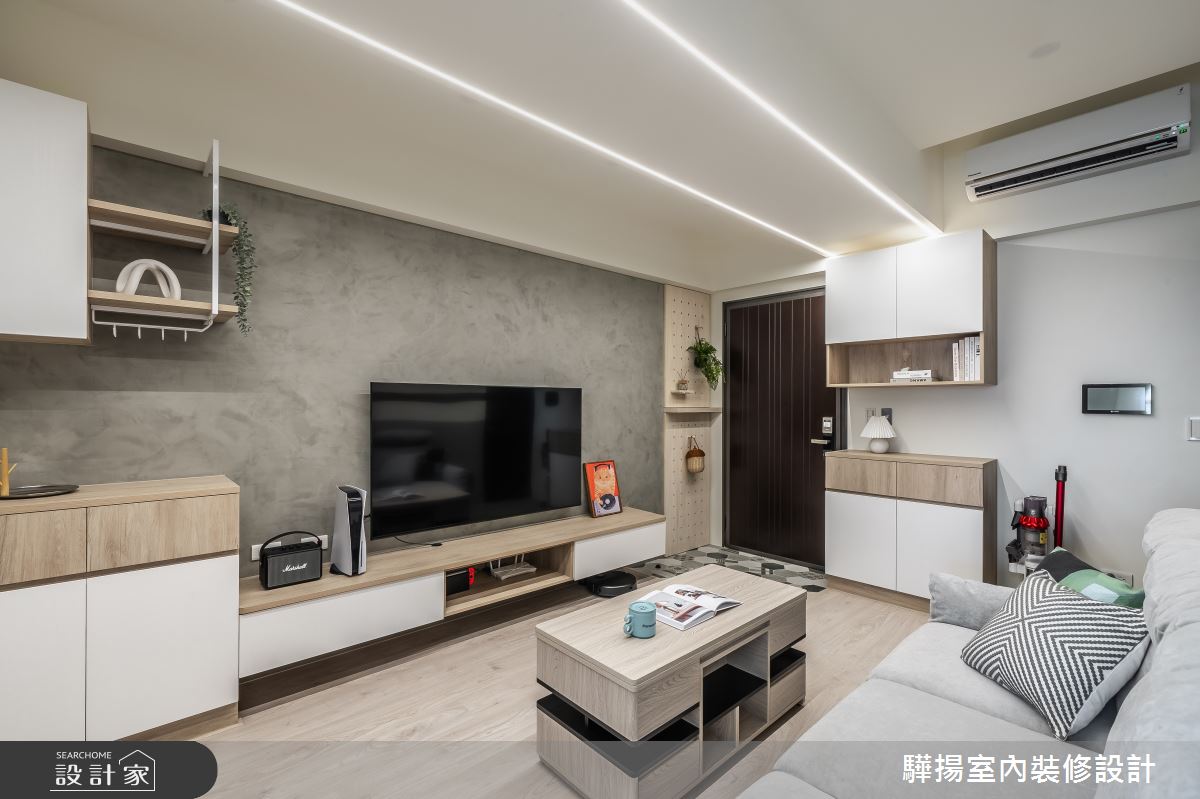 10坪新成屋(5年以下)＿北歐風玄關客廳案例圖片＿驊揚室內裝修設計有限公司＿驊揚_89之6
