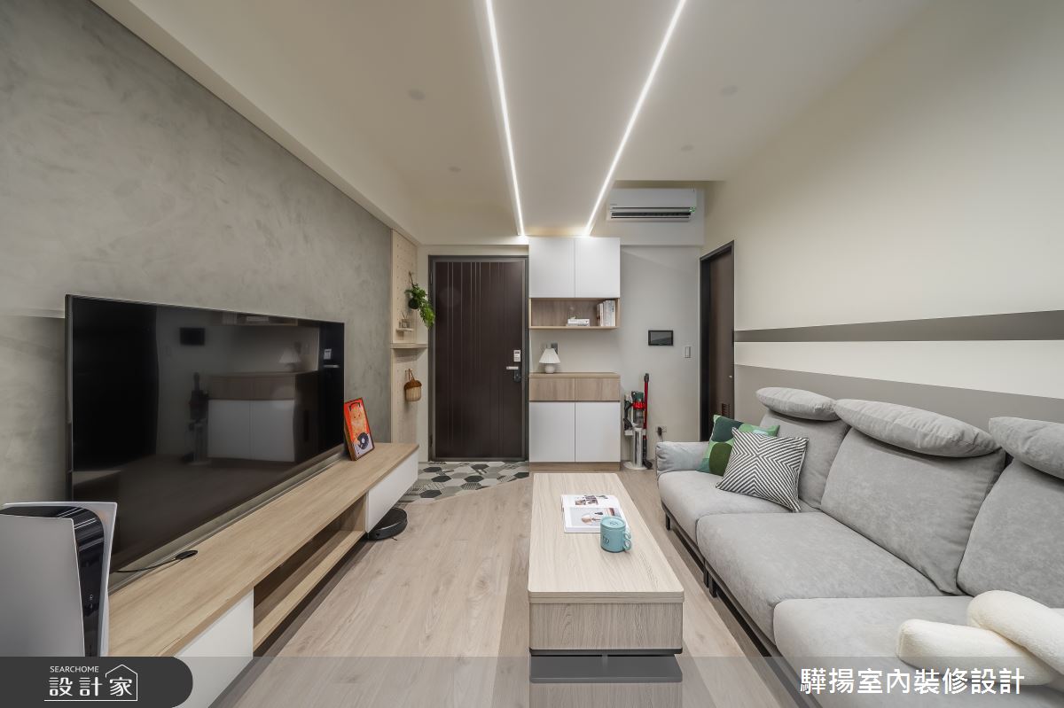 10坪新成屋(5年以下)＿北歐風玄關客廳案例圖片＿驊揚室內裝修設計有限公司＿驊揚_89之16