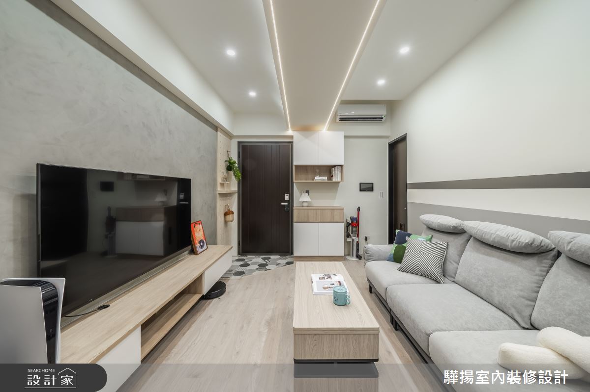 10坪新成屋(5年以下)＿北歐風玄關客廳案例圖片＿驊揚室內裝修設計有限公司＿驊揚_89之17