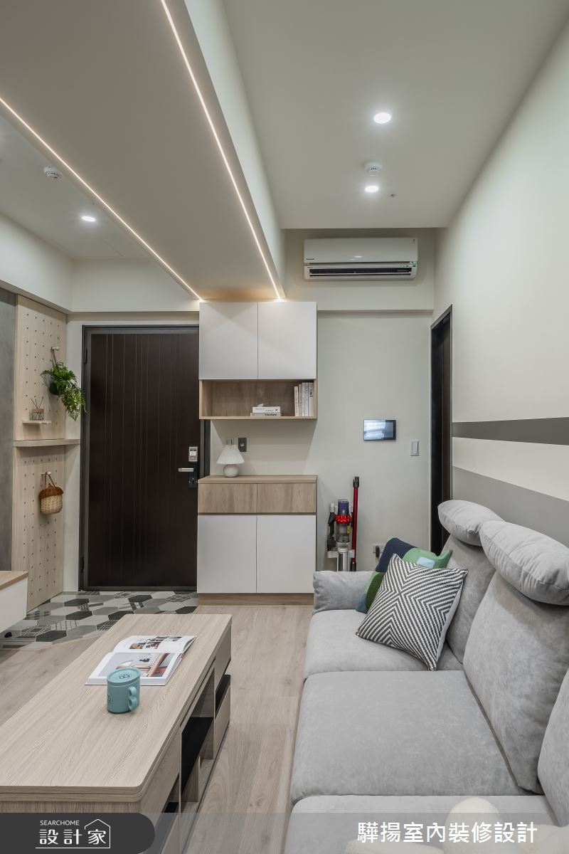 10坪新成屋(5年以下)＿北歐風玄關客廳案例圖片＿驊揚室內裝修設計有限公司＿驊揚_89之18