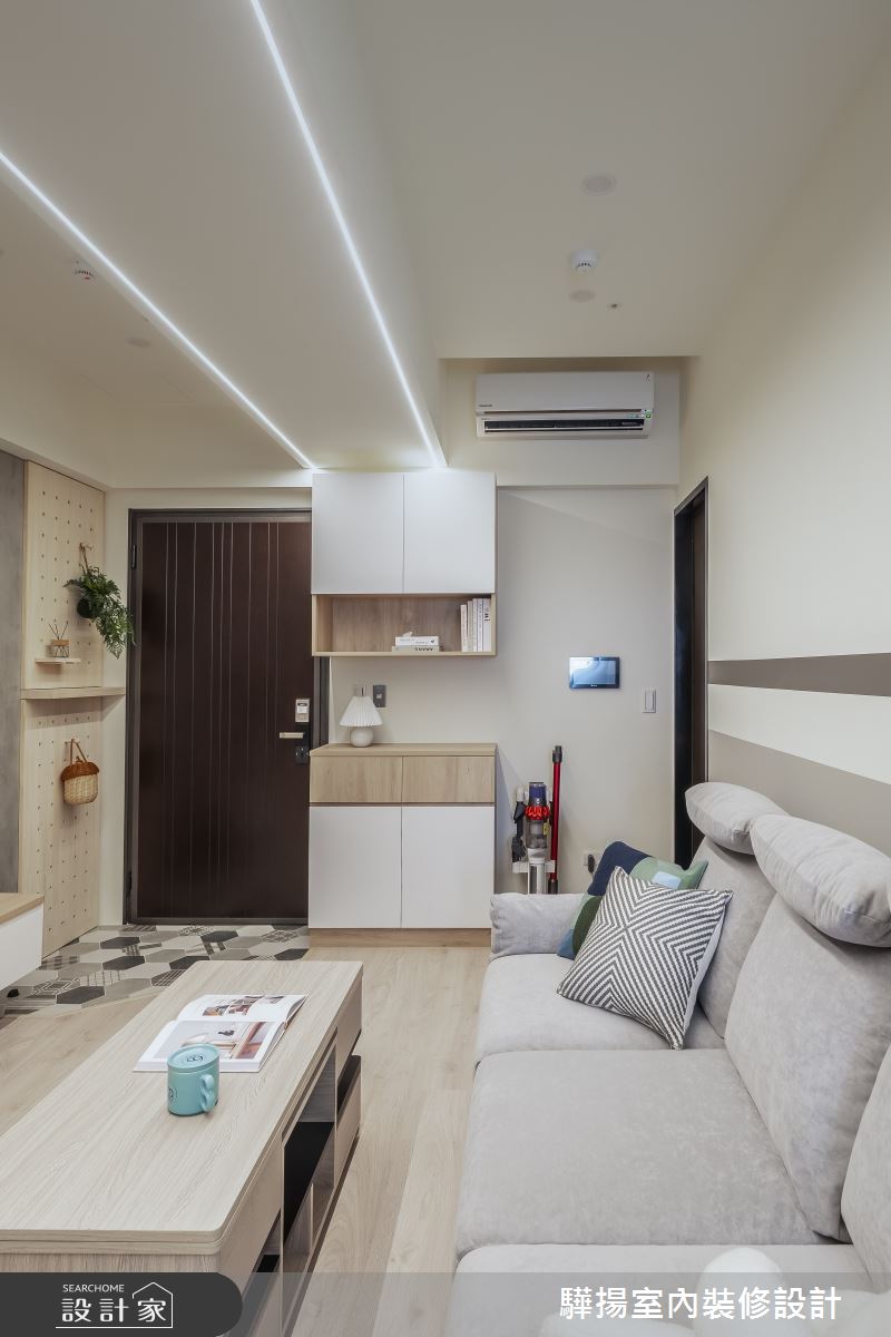 10坪新成屋(5年以下)＿北歐風玄關客廳案例圖片＿驊揚室內裝修設計有限公司＿驊揚_89之19