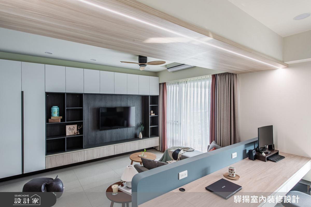 21坪新成屋(5年以下)＿北歐風客廳書房案例圖片＿驊揚室內裝修設計有限公司＿驊揚_90之28