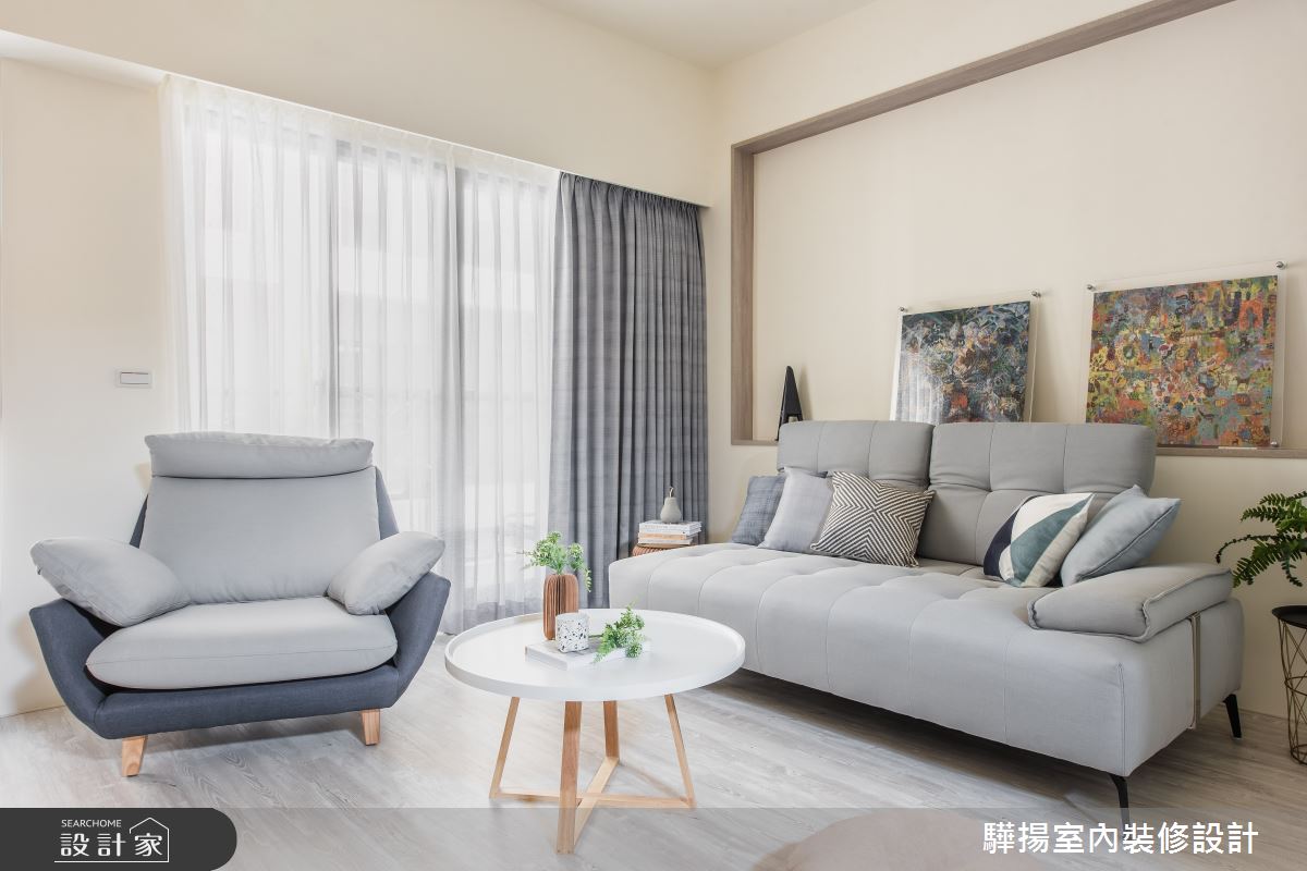 25坪新成屋(5年以下)＿北歐風客廳案例圖片＿驊揚室內裝修設計有限公司＿驊揚_93之2