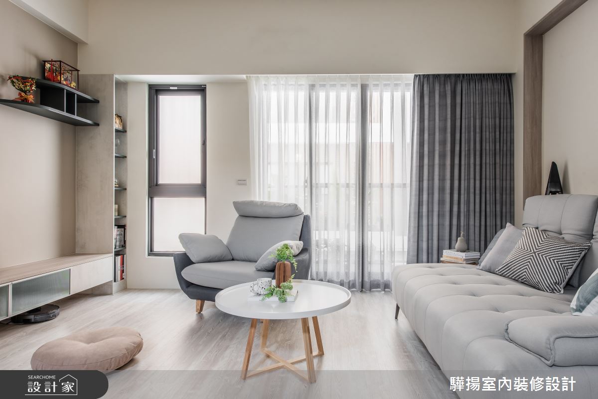 25坪新成屋(5年以下)＿北歐風客廳案例圖片＿驊揚室內裝修設計有限公司＿驊揚_93之3