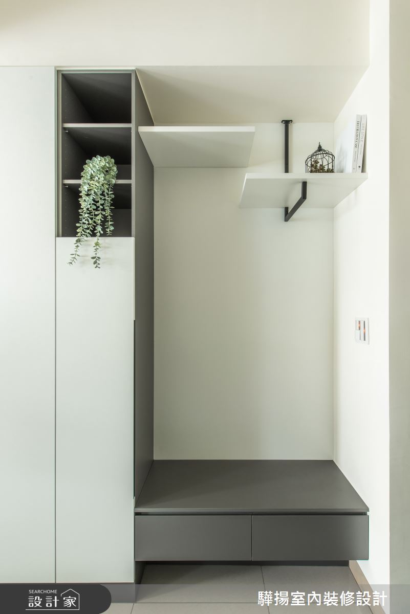 16坪新成屋(5年以下)＿北歐風玄關案例圖片＿驊揚室內裝修設計有限公司＿驊揚_97之1