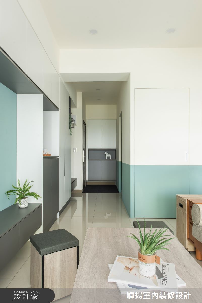 16坪新成屋(5年以下)＿北歐風玄關客廳案例圖片＿驊揚室內裝修設計有限公司＿驊揚_97之7