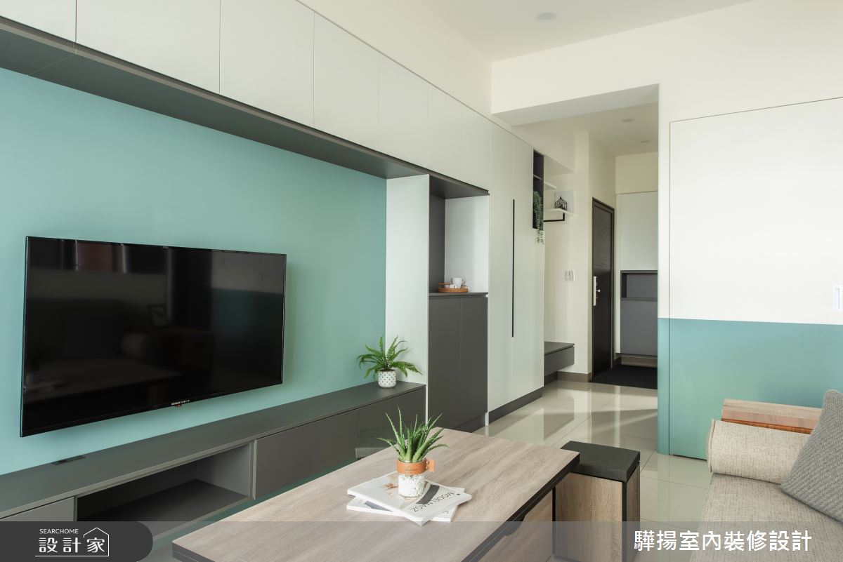 16坪新成屋(5年以下)＿北歐風玄關客廳案例圖片＿驊揚室內裝修設計有限公司＿驊揚_97之8