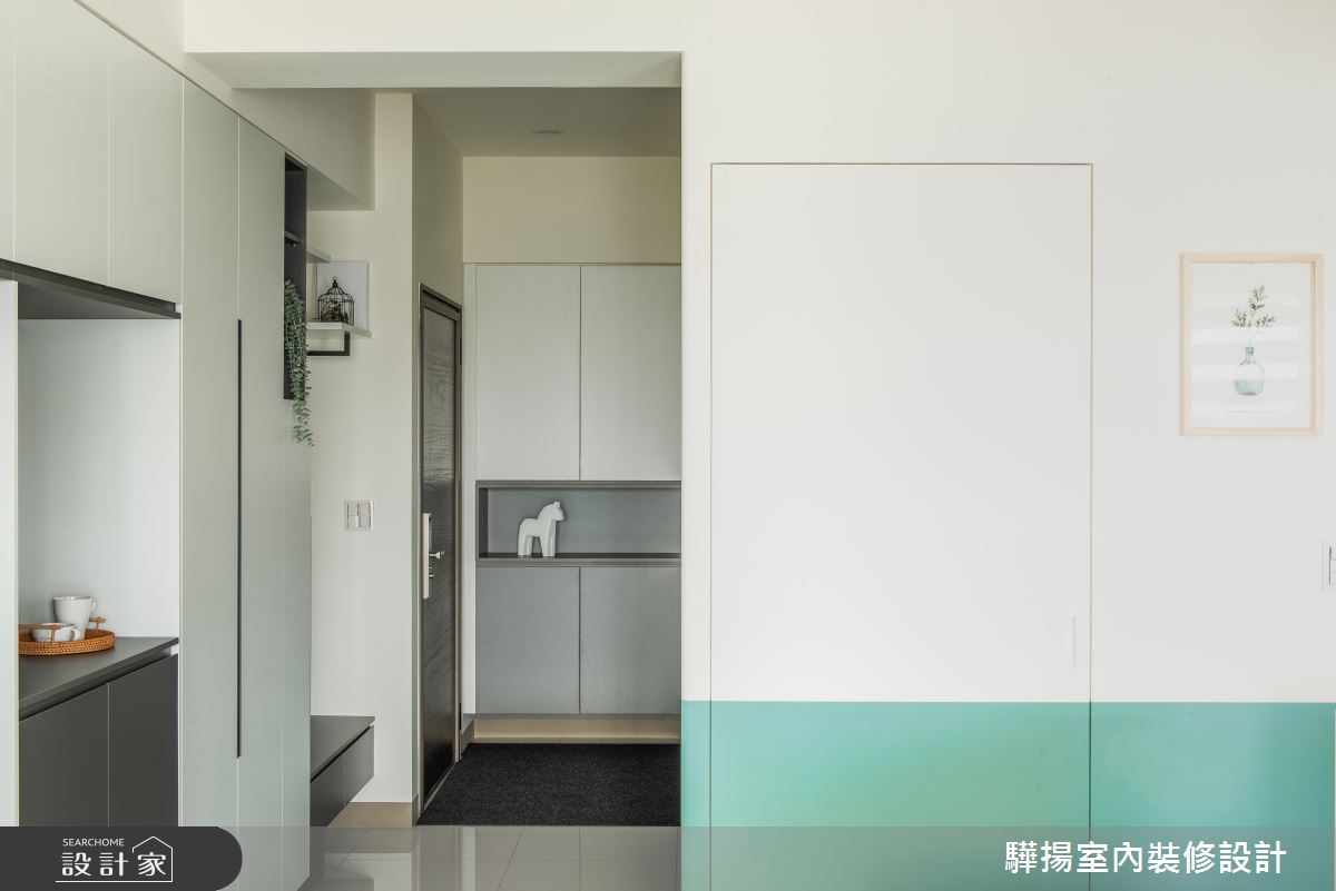 16坪新成屋(5年以下)＿北歐風玄關案例圖片＿驊揚室內裝修設計有限公司＿驊揚_97之9