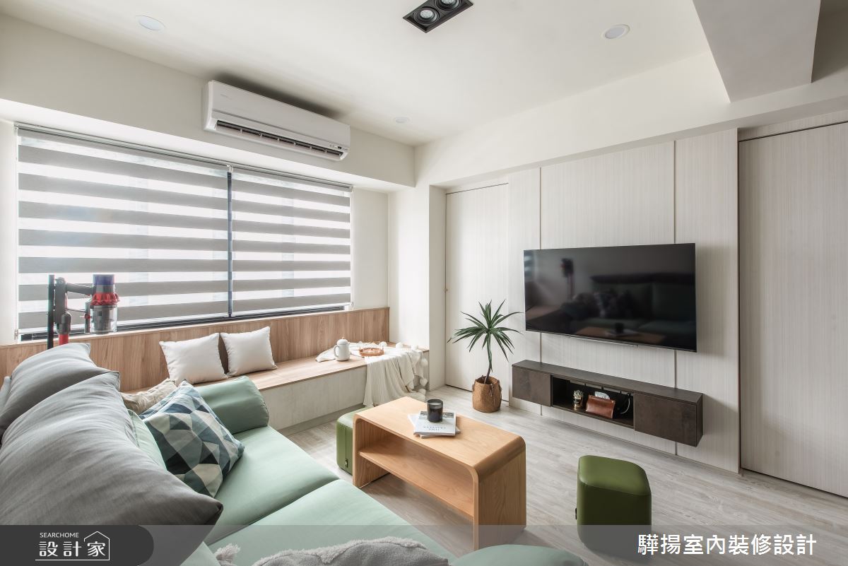 37坪中古屋(5~15年)＿混搭風客廳臥榻案例圖片＿驊揚室內裝修設計有限公司＿驊揚_98之9