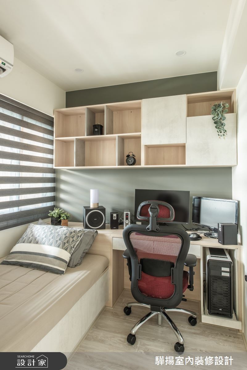 37坪中古屋(5~15年)＿混搭風臥室書房臥榻案例圖片＿驊揚室內裝修設計有限公司＿驊揚_98之18