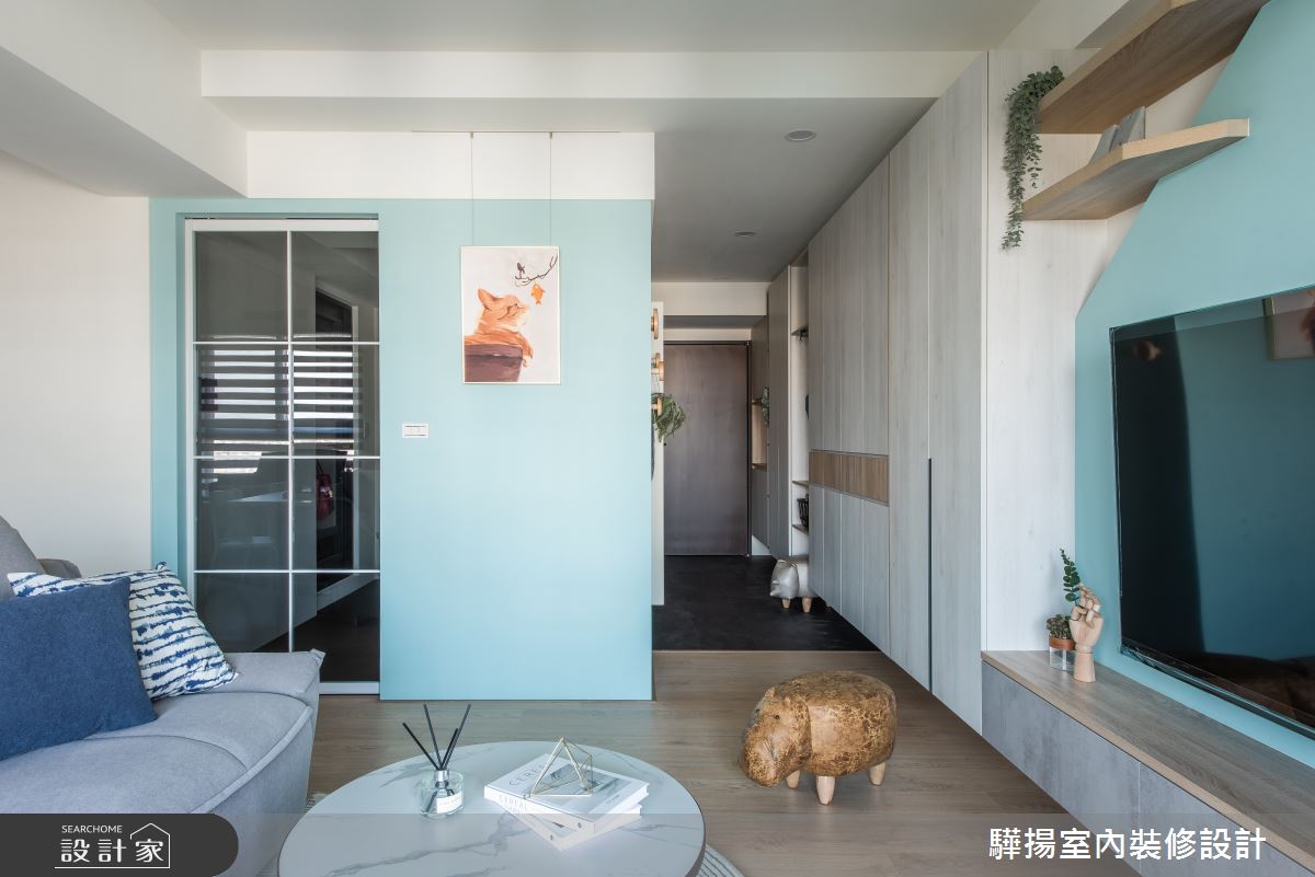 新成屋(5年以下)＿北歐風玄關客廳案例圖片＿驊揚室內裝修設計有限公司＿驊揚_99之9
