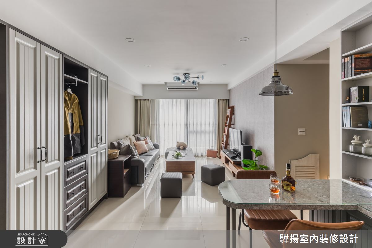 20坪新成屋(5年以下)＿混搭風客廳餐廳案例圖片＿驊揚室內裝修設計有限公司＿驊揚_102之1