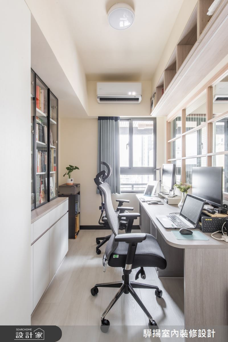 新成屋(5年以下)＿混搭風書房工作區案例圖片＿驊揚室內裝修設計有限公司＿驊揚_104之11