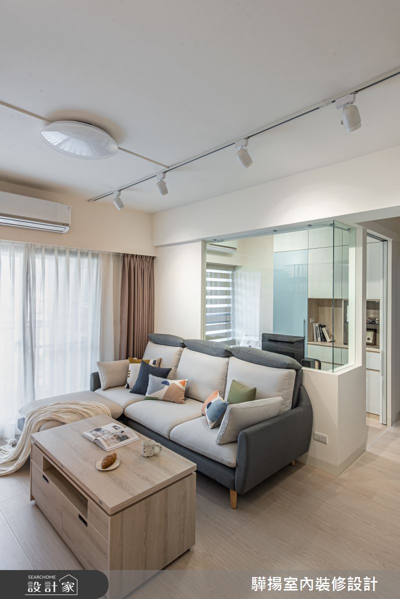 17坪新成屋(5年以下)＿北歐風客廳書房工作區案例圖片＿驊揚室內裝修設計有限公司＿驊揚_105之8