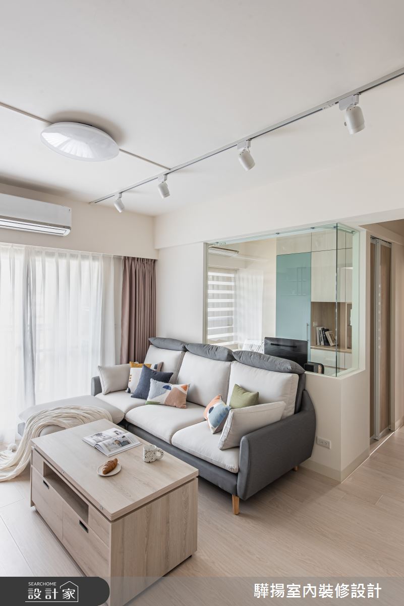 17坪新成屋(5年以下)＿北歐風客廳書房工作區案例圖片＿驊揚室內裝修設計有限公司＿驊揚_105之9