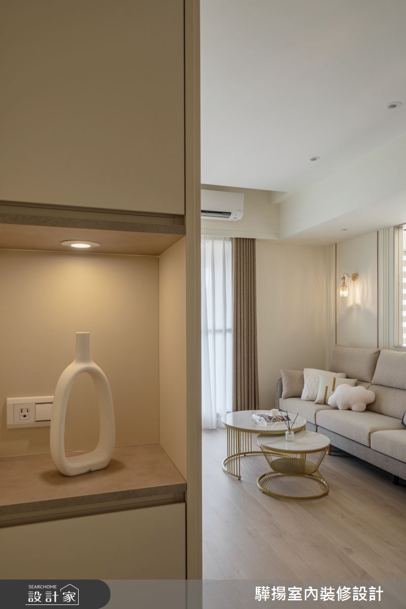 19坪新成屋(5年以下)＿現代風玄關客廳案例圖片＿驊揚室內裝修設計有限公司＿驊揚_107之3