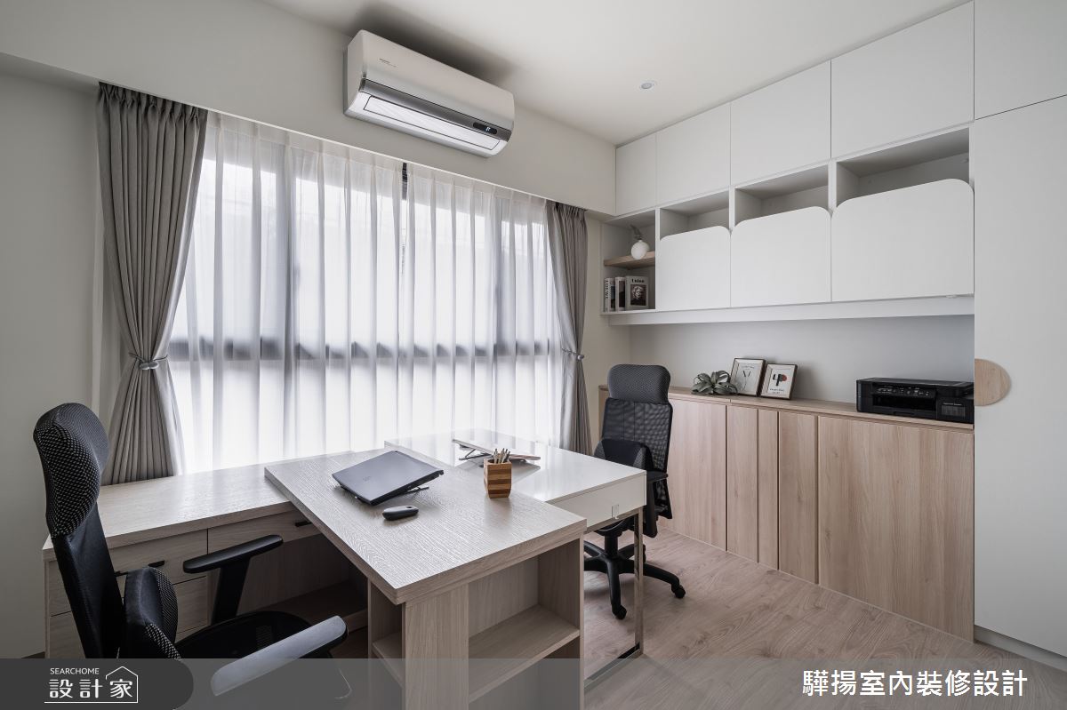 新成屋(5年以下)＿簡約風書房工作區案例圖片＿驊揚室內裝修設計有限公司＿驊揚_114之26
