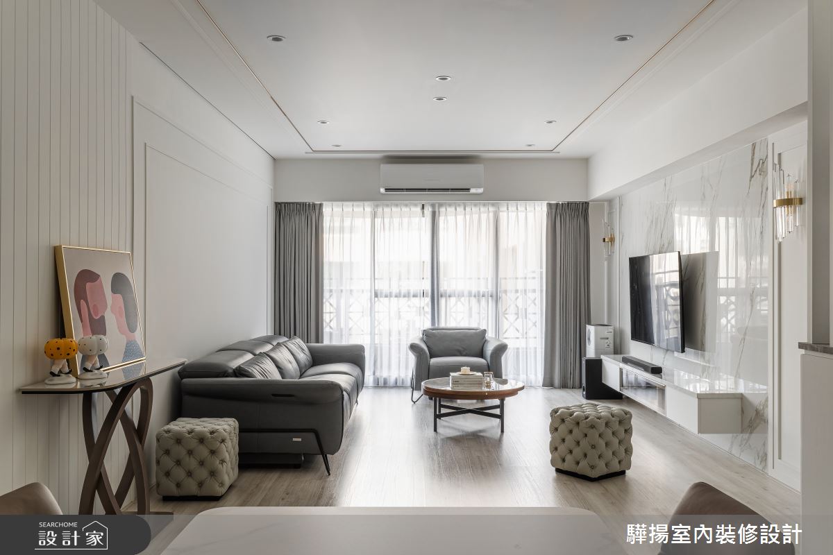 老屋(16~30年)＿現代風客廳案例圖片＿驊揚室內裝修設計有限公司＿驊揚_115之5