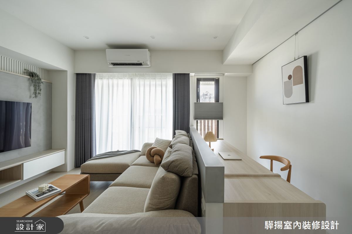 新成屋(5年以下)＿現代風客廳書房工作區案例圖片＿驊揚室內裝修設計有限公司＿驊揚_116之16