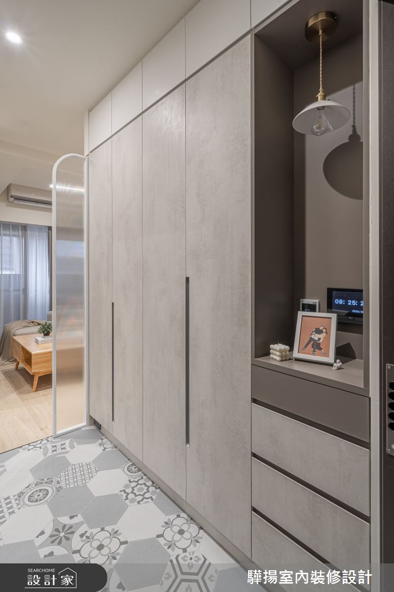 新成屋(5年以下)＿韓系奶茶風玄關案例圖片＿驊揚室內裝修設計有限公司＿驊揚_118之1