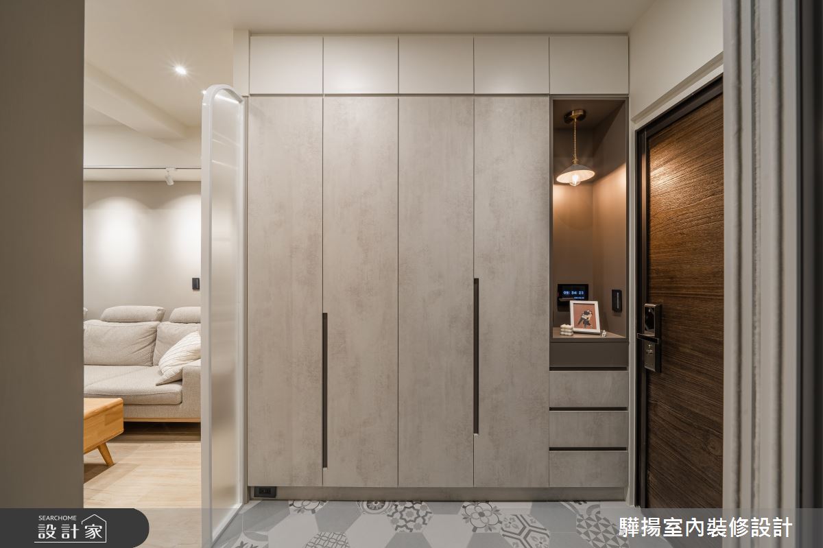 新成屋(5年以下)＿韓系奶茶風玄關案例圖片＿驊揚室內裝修設計有限公司＿驊揚_118之2