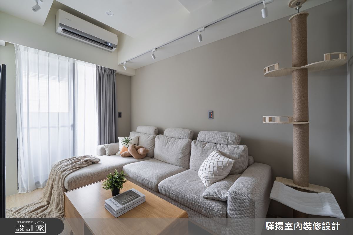 新成屋(5年以下)＿韓系奶茶風客廳寵物案例圖片＿驊揚室內裝修設計有限公司＿驊揚_118之12