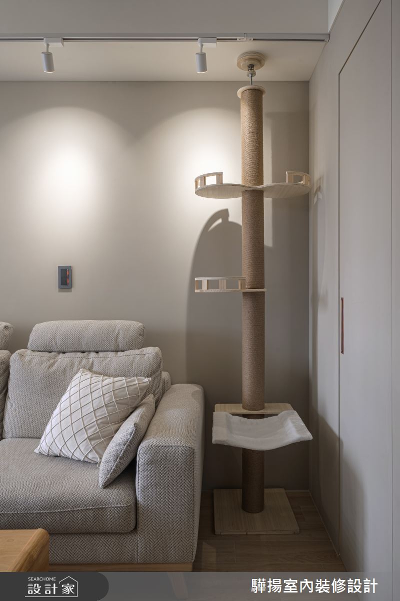 新成屋(5年以下)＿韓系奶茶風客廳寵物案例圖片＿驊揚室內裝修設計有限公司＿驊揚_118之13