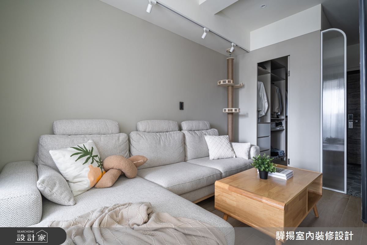 新成屋(5年以下)＿韓系奶茶風客廳寵物案例圖片＿驊揚室內裝修設計有限公司＿驊揚_118之15