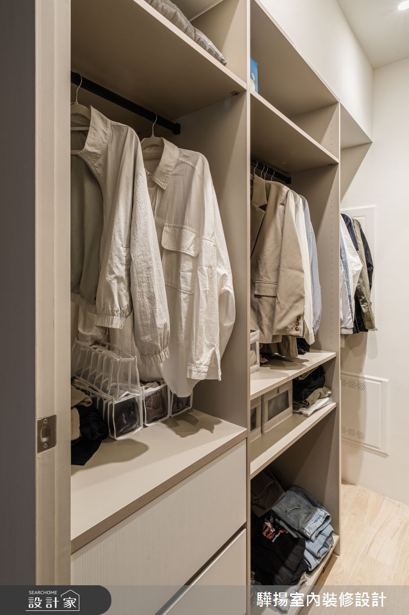 新成屋(5年以下)＿韓系奶茶風更衣間案例圖片＿驊揚室內裝修設計有限公司＿驊揚_118之21