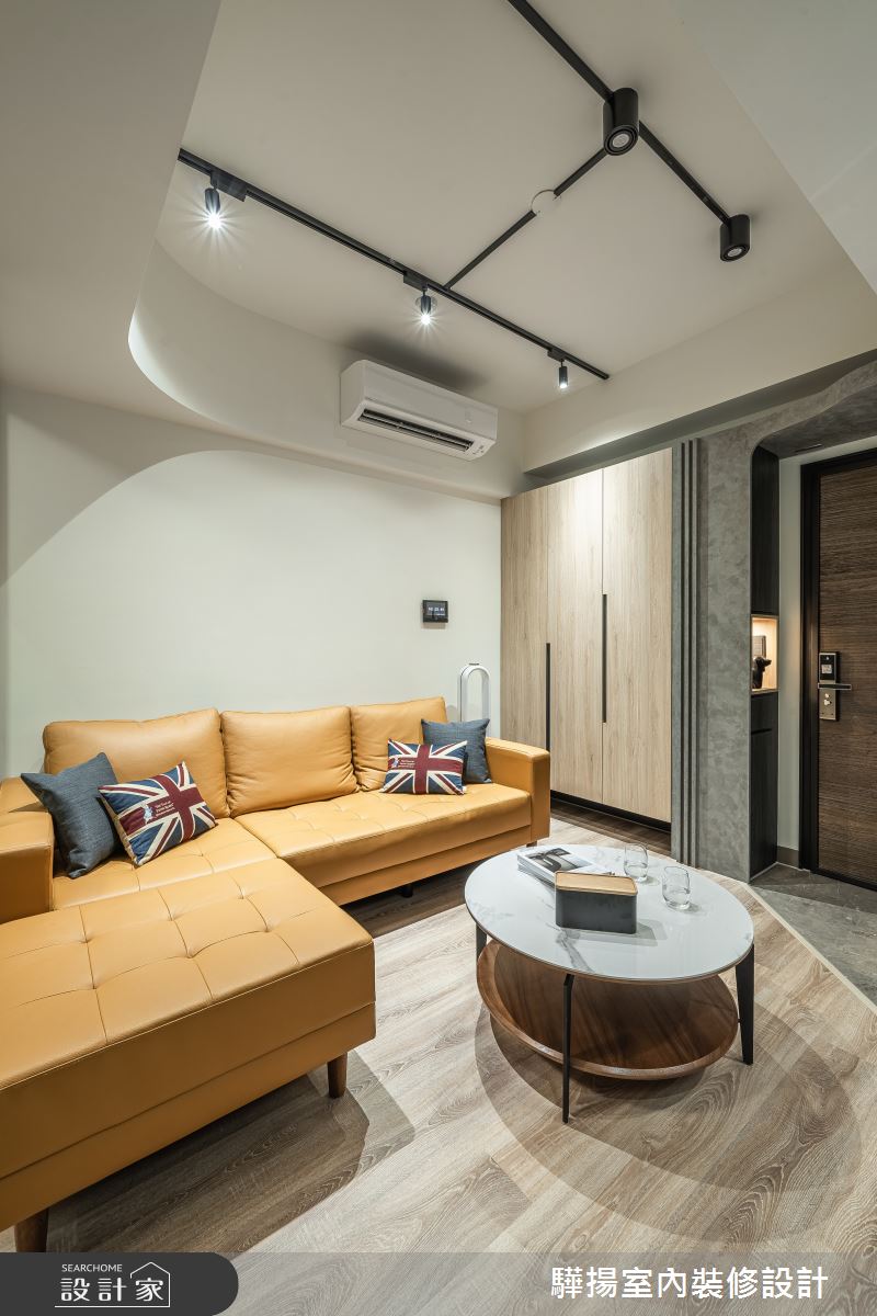 10坪新成屋(5年以下)＿輕工業風玄關客廳案例圖片＿驊揚室內裝修設計有限公司＿驊揚_120之8
