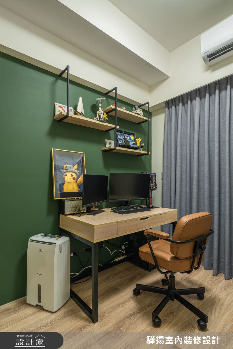 10坪新成屋(5年以下)＿輕工業風書房工作區案例圖片＿驊揚室內裝修設計有限公司＿驊揚_120之13