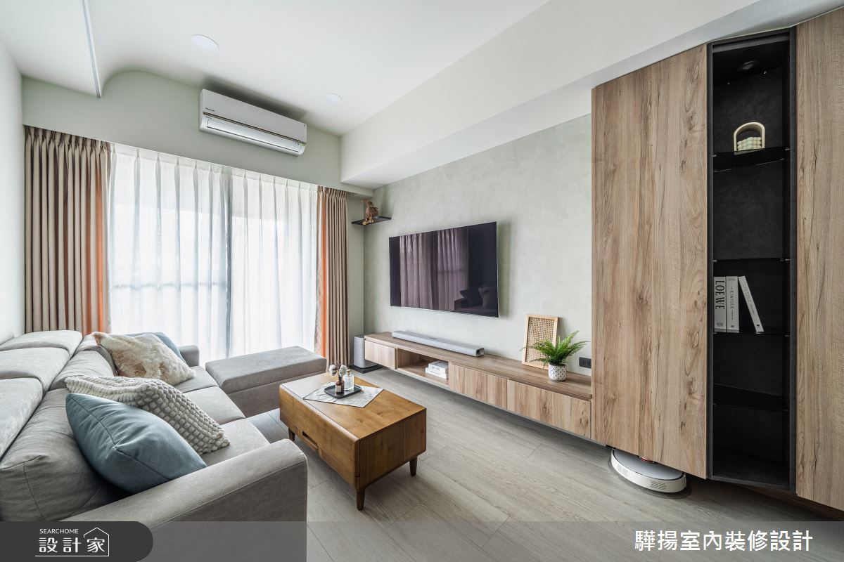 16坪新成屋(5年以下)＿日系風客廳案例圖片＿驊揚室內裝修設計有限公司＿驊揚_125之8