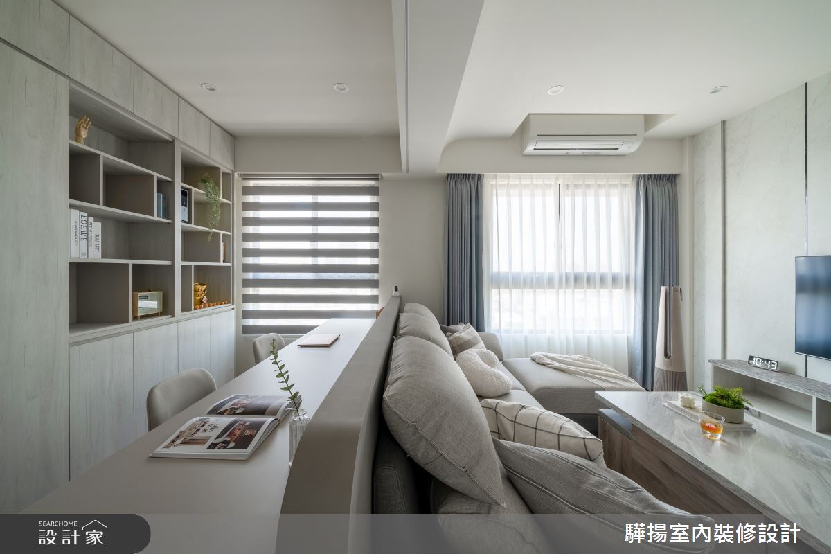 新成屋(5年以下)＿簡約風客廳書房工作區案例圖片＿驊揚室內裝修設計有限公司＿驊揚_126之12