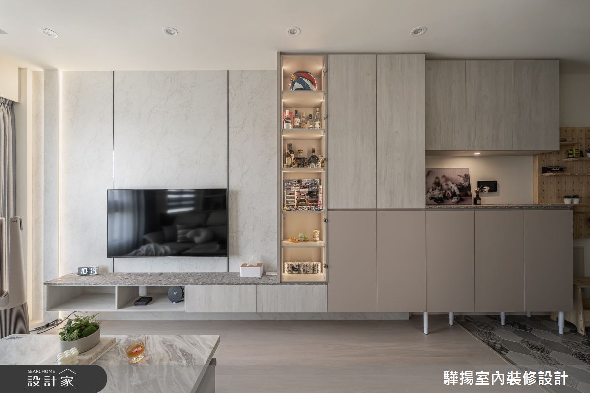 新成屋(5年以下)＿簡約風玄關客廳案例圖片＿驊揚室內裝修設計有限公司＿驊揚_126之5