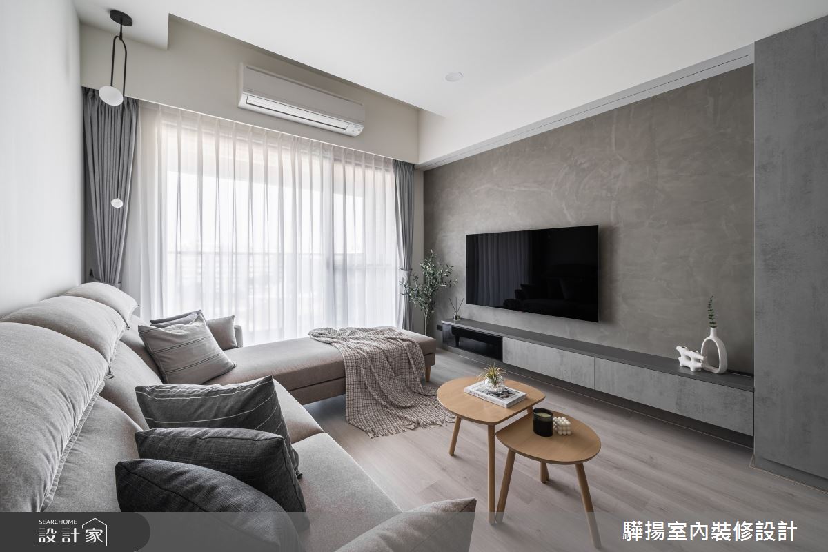 22坪新成屋(5年以下)＿現代風客廳案例圖片＿驊揚室內裝修設計有限公司＿驊揚_128之7