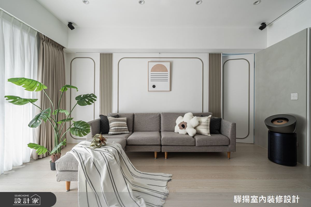 新成屋(5年以下)＿現代簡約風客廳案例圖片＿驊揚室內裝修設計有限公司＿驊揚_136之12