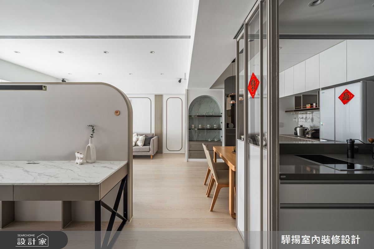 新成屋(5年以下)＿現代簡約風餐廳廚房書房工作區案例圖片＿驊揚室內裝修設計有限公司＿驊揚_136之14