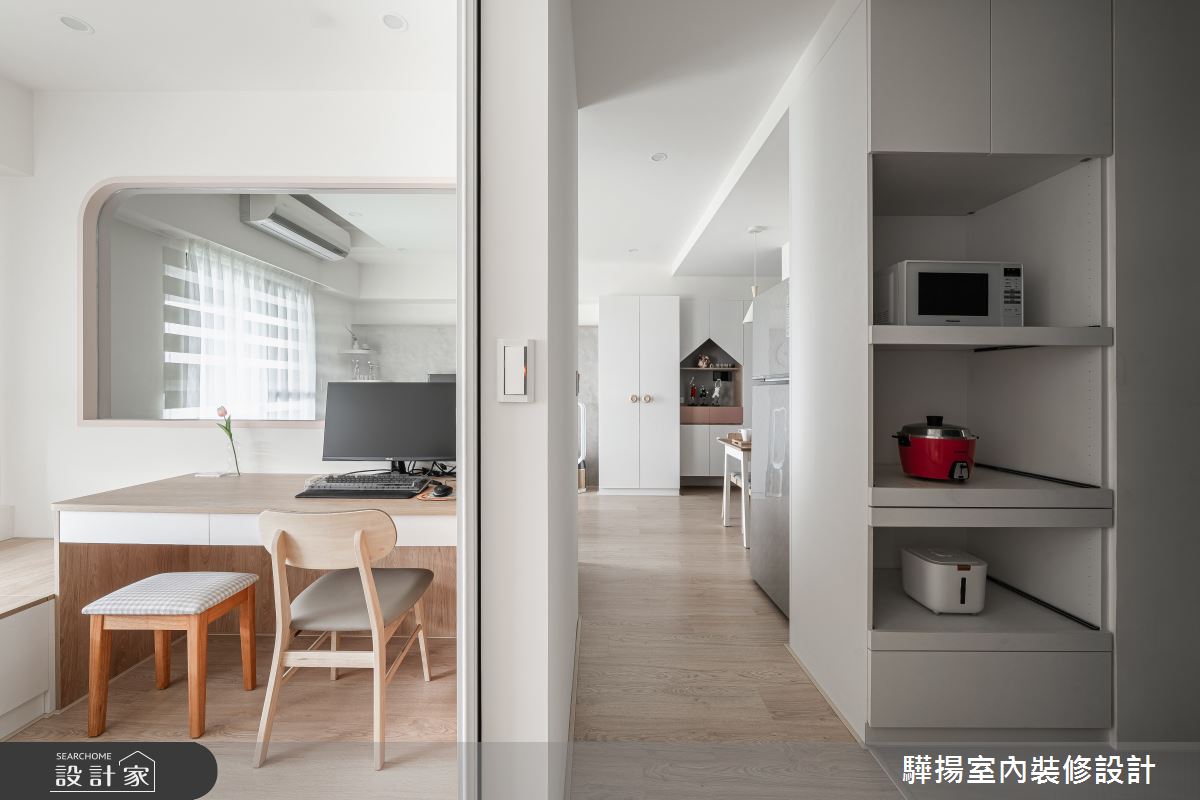 新成屋(5年以下)＿日系簡約風書房走廊工作區案例圖片＿驊揚室內裝修設計有限公司＿驊揚_137之14