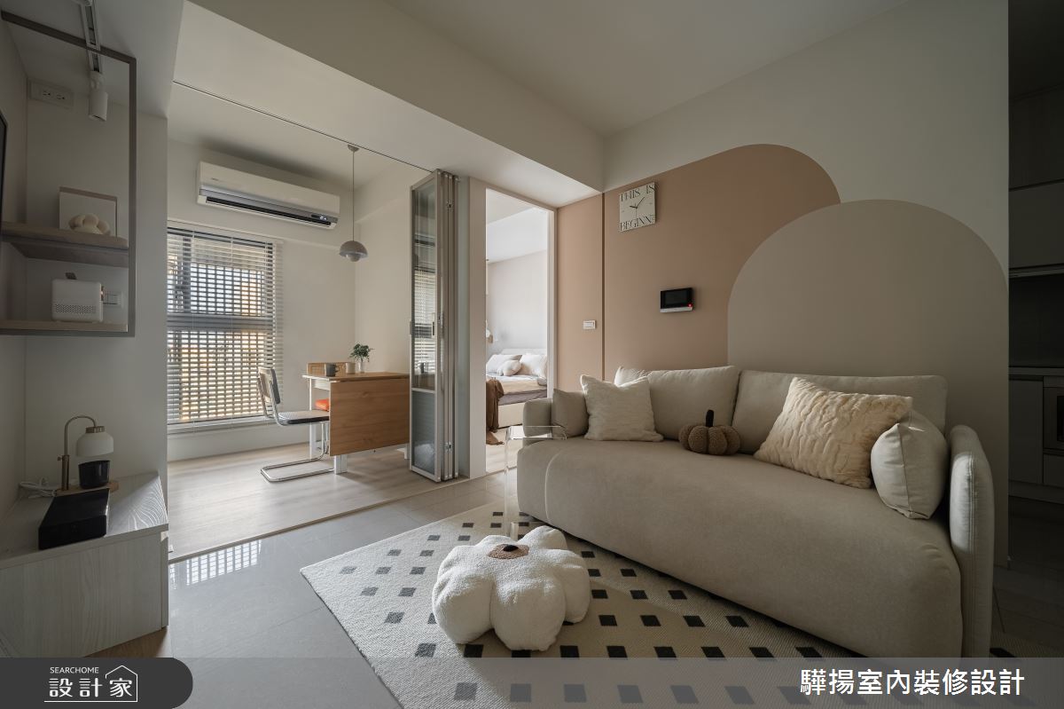 新成屋(5年以下)＿奶油風客廳臥室書房案例圖片＿驊揚室內裝修設計有限公司＿驊揚_138之8