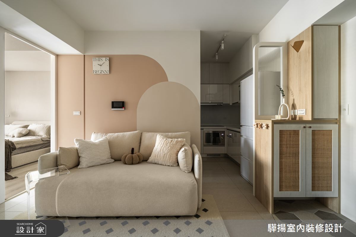 新成屋(5年以下)＿奶油風玄關客廳廚房臥室案例圖片＿驊揚室內裝修設計有限公司＿驊揚_138之9