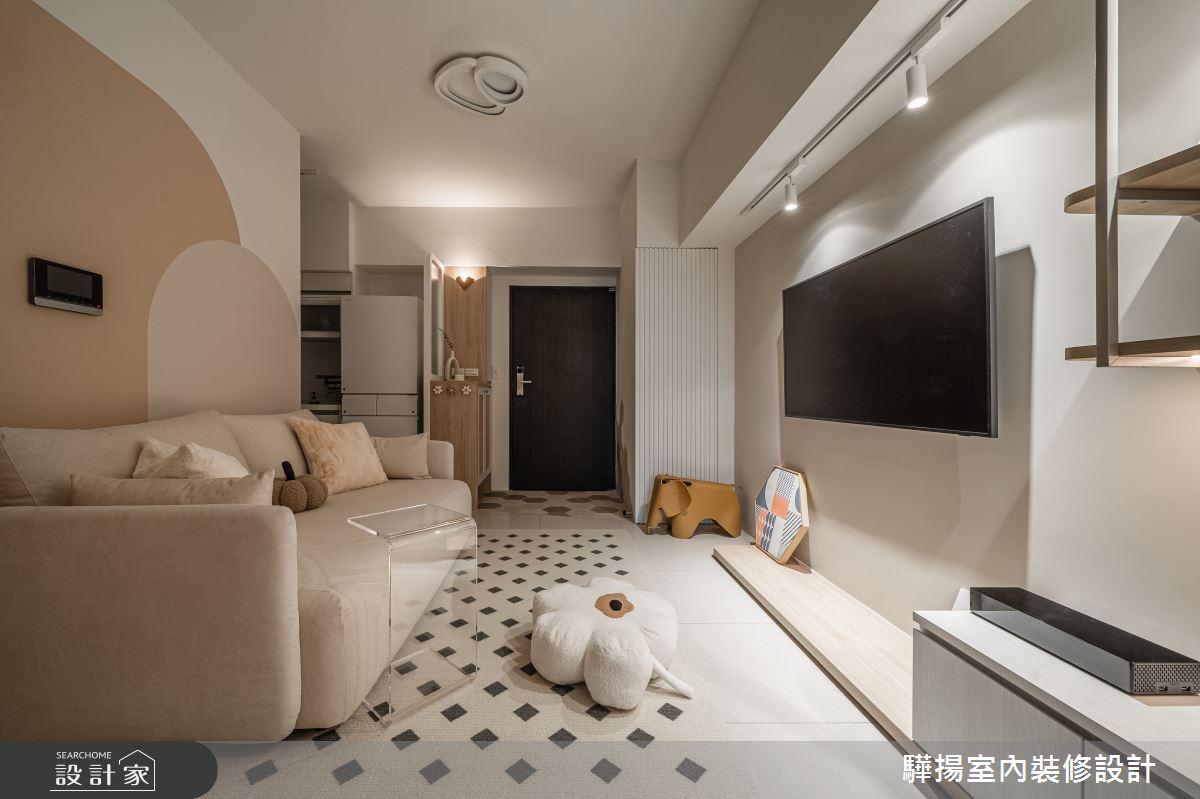 新成屋(5年以下)＿奶油風客廳案例圖片＿驊揚室內裝修設計有限公司＿驊揚_138之10