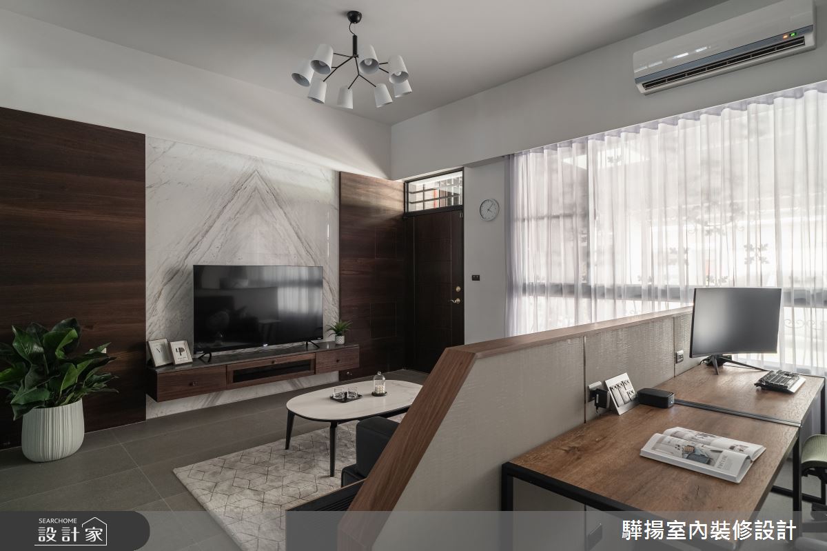 20坪中古屋(5~15年)＿現代風客廳書房案例圖片＿驊揚室內裝修設計有限公司＿驊揚_143之9