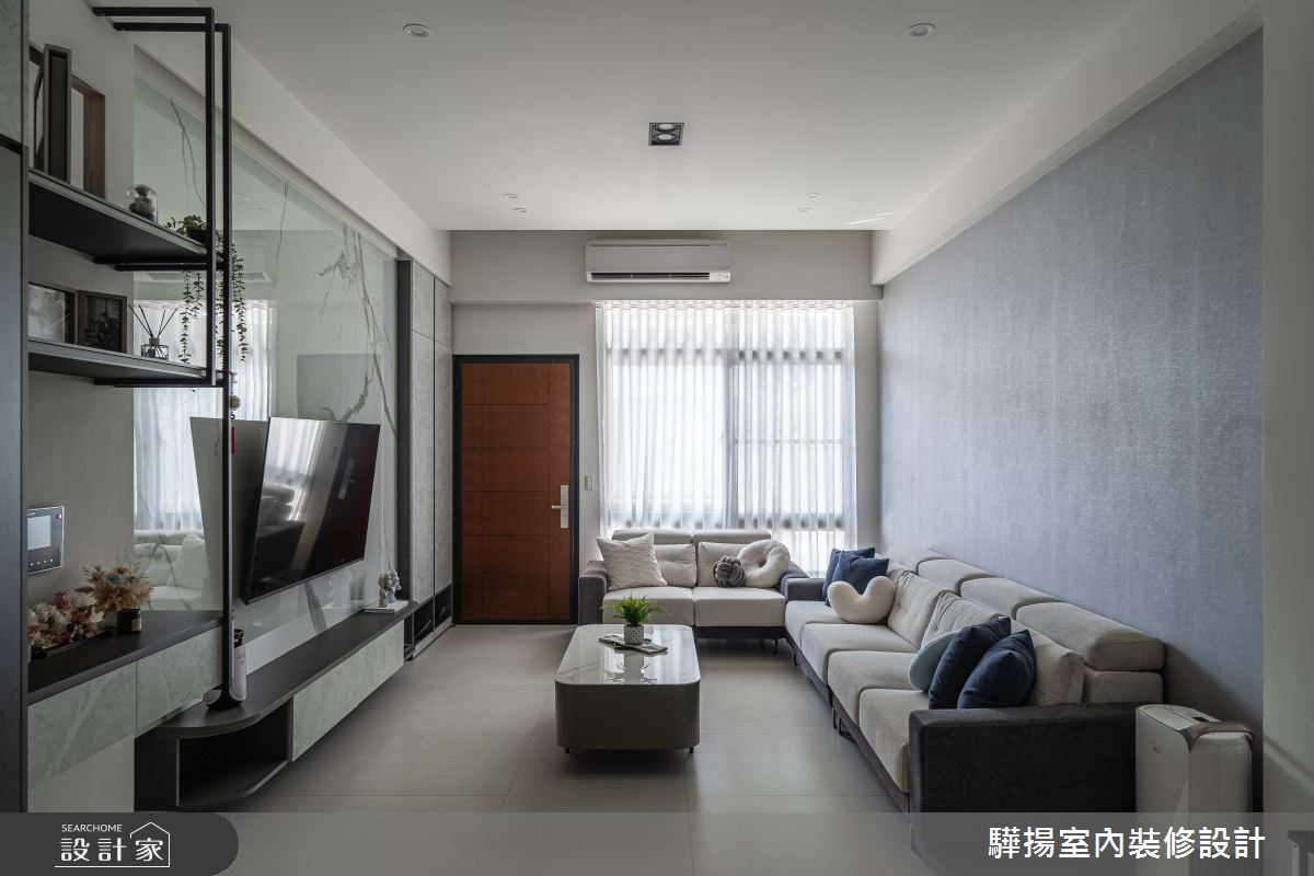 19坪新成屋(5年以下)＿現代風客廳案例圖片＿驊揚室內裝修設計有限公司＿驊揚_144之3