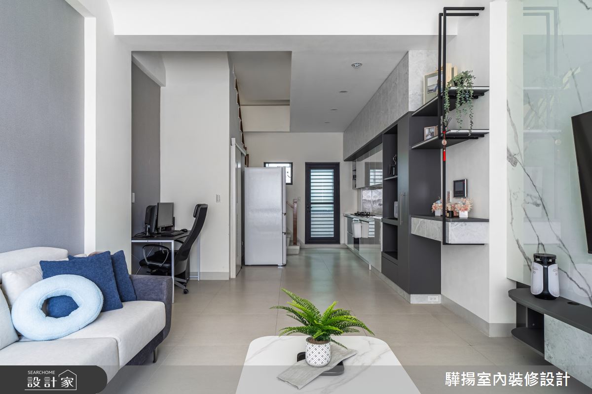 19坪新成屋(5年以下)＿現代風客廳廚房案例圖片＿驊揚室內裝修設計有限公司＿驊揚_144之6