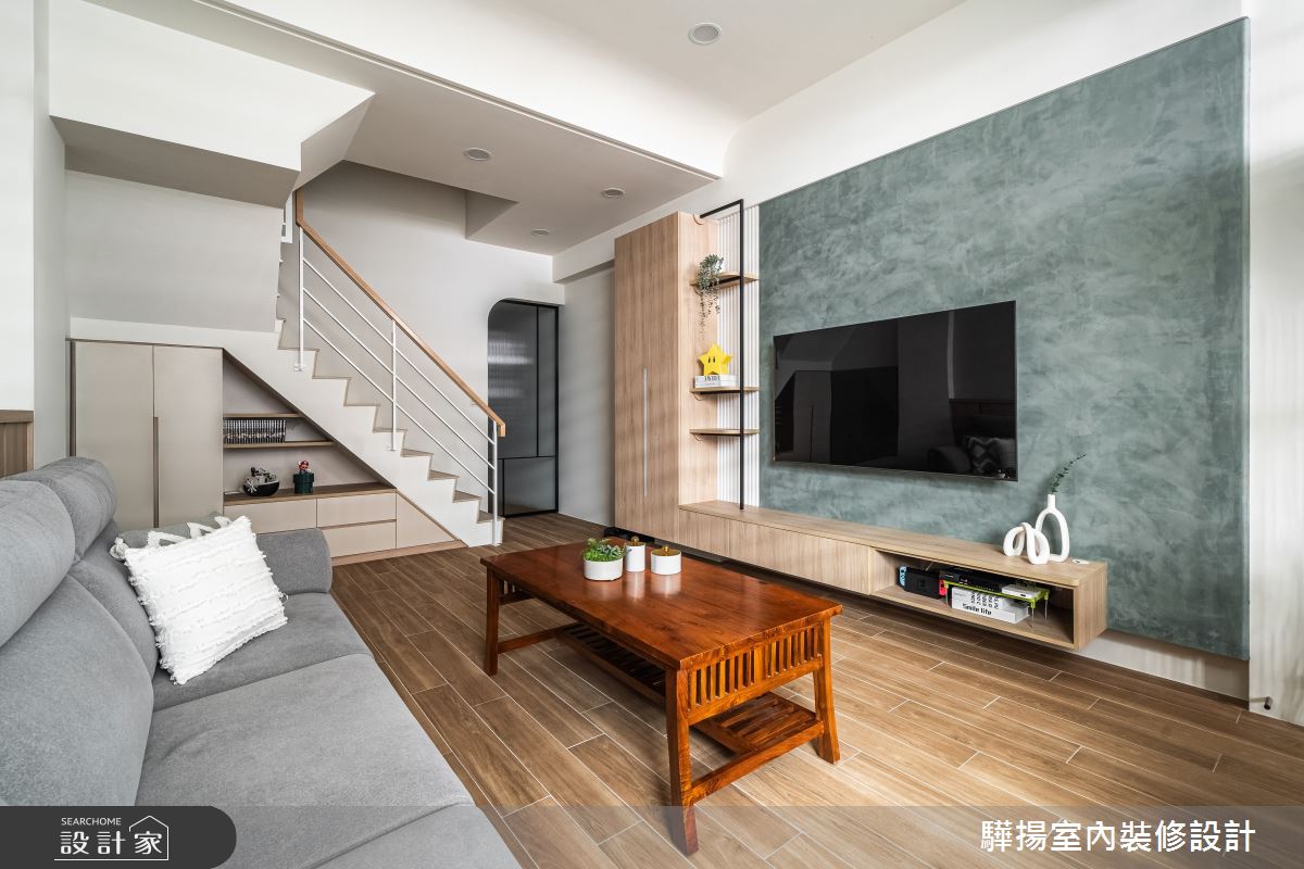 老屋(16~30年)＿北歐風客廳樓梯案例圖片＿驊揚室內裝修設計有限公司＿驊揚_149之7