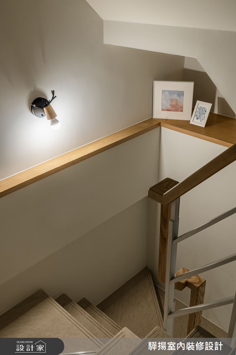 老屋(16~30年)＿北歐風樓梯案例圖片＿驊揚室內裝修設計有限公司＿驊揚_149之17