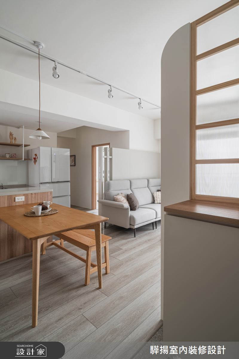 老屋(16~30年)＿混搭風玄關客廳餐廳案例圖片＿驊揚室內裝修設計有限公司＿驊揚_153之1
