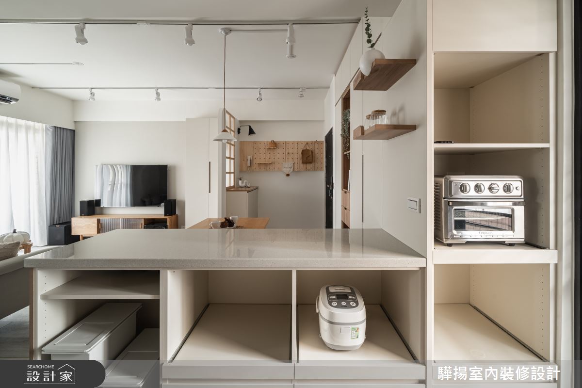 老屋(16~30年)＿混搭風餐廳中島案例圖片＿驊揚室內裝修設計有限公司＿驊揚_153之22